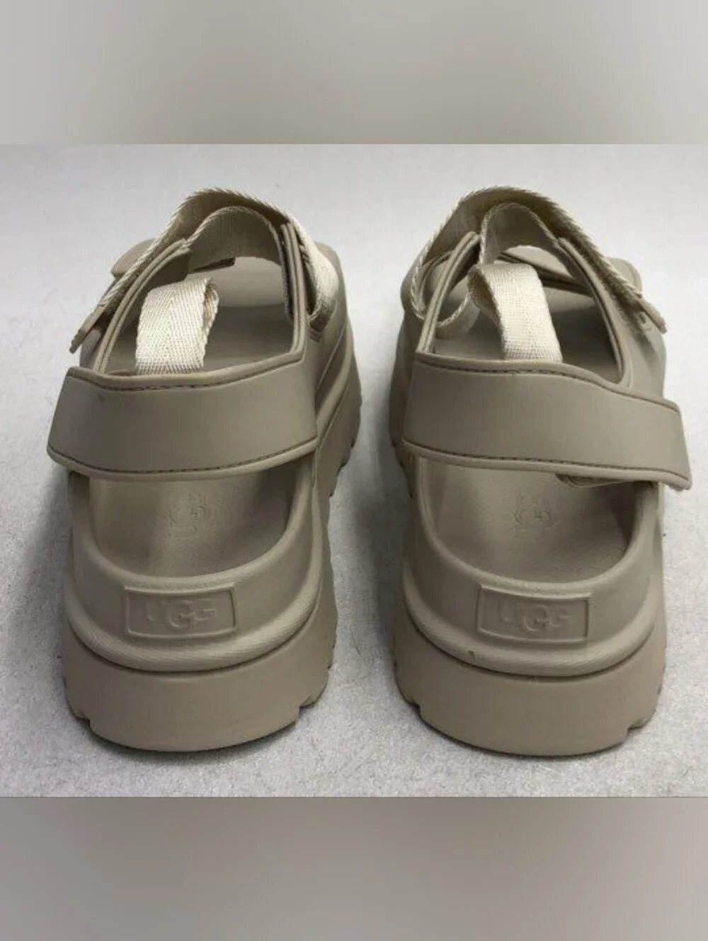UGG® Goldenglow Sea Salt Sandals Size 10 New MSRP $99.99
